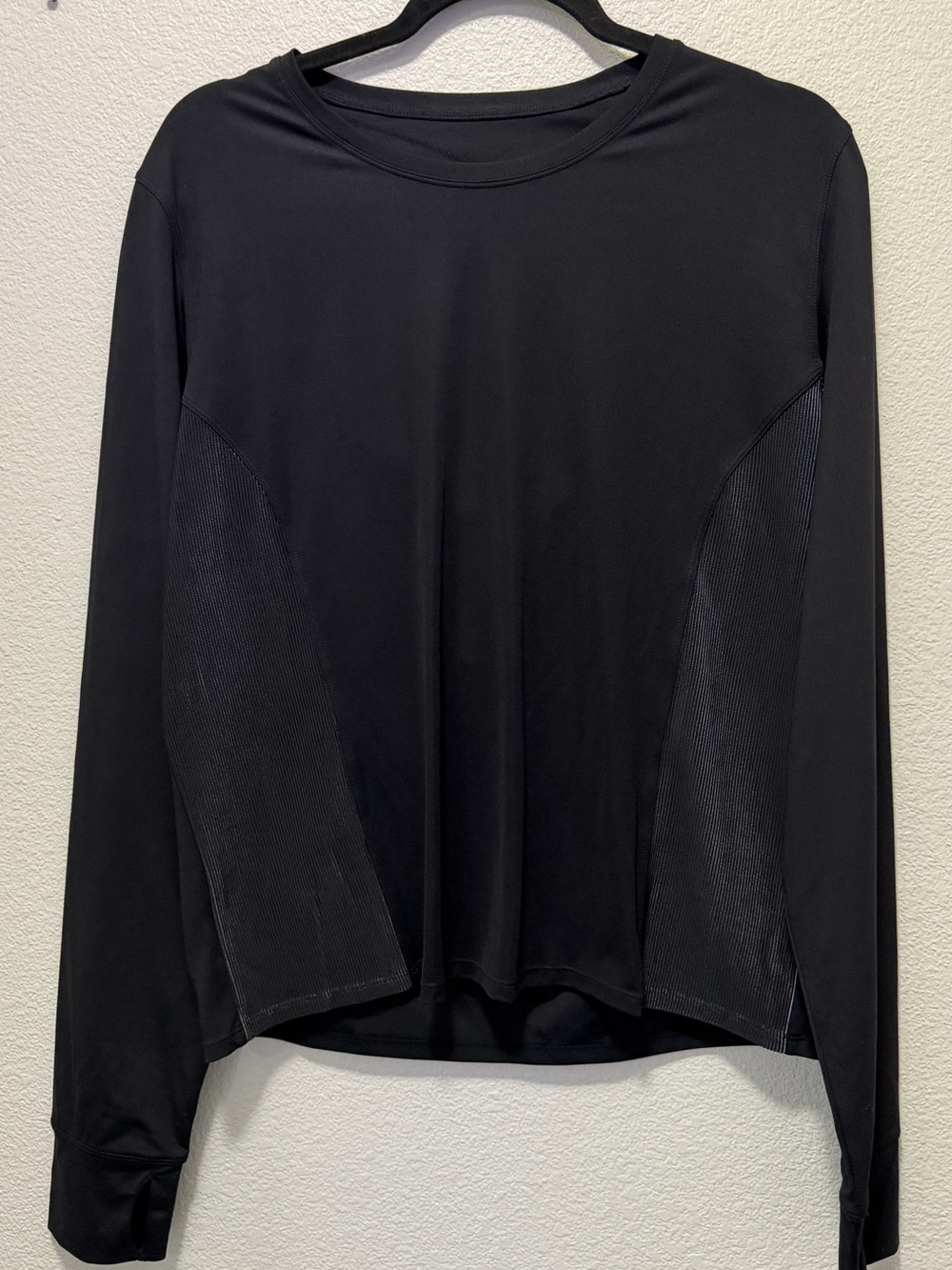 Xersion black athletic long sleeve top, NWT XL